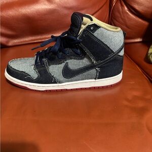 Nike SB Dunk High Reese Forbes Denim Rare Men size 11